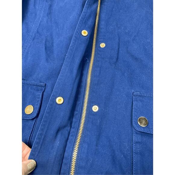 St.‎ John's Bay Lightweight Field Jacket American Blue L - Picture 6 of 10